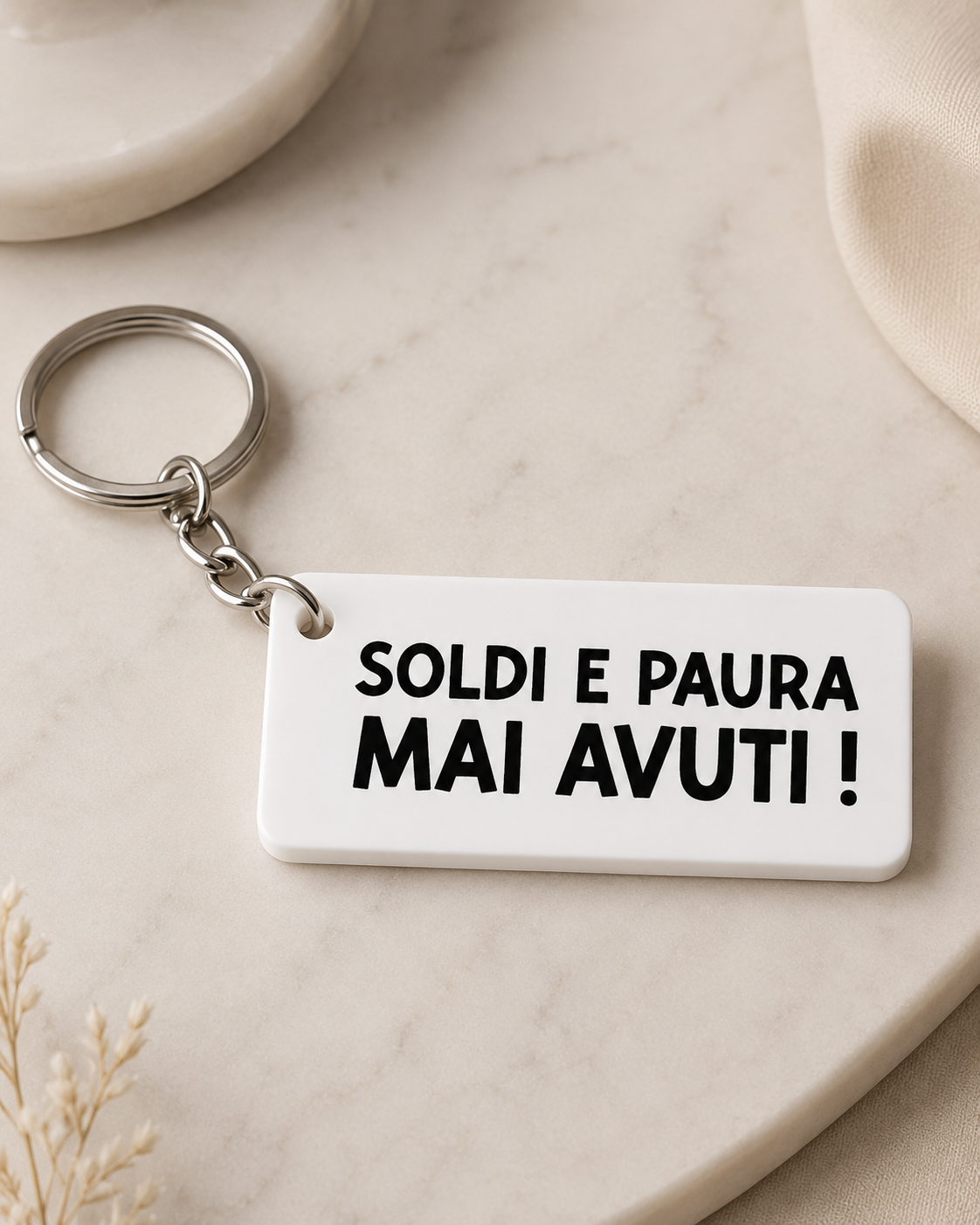 Portachiavi Soldi e paura ... Mai avuti