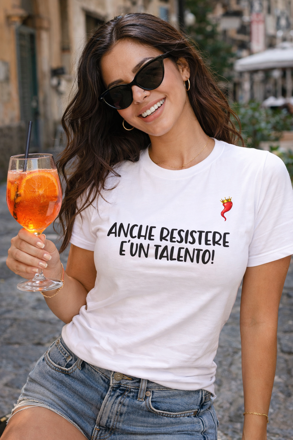 T-shirt “Anche resistere è un talento!”