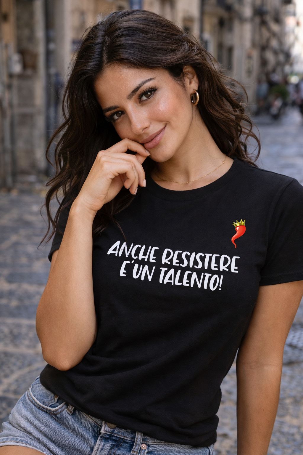 T-shirt “Anche resistere è un talento!”
