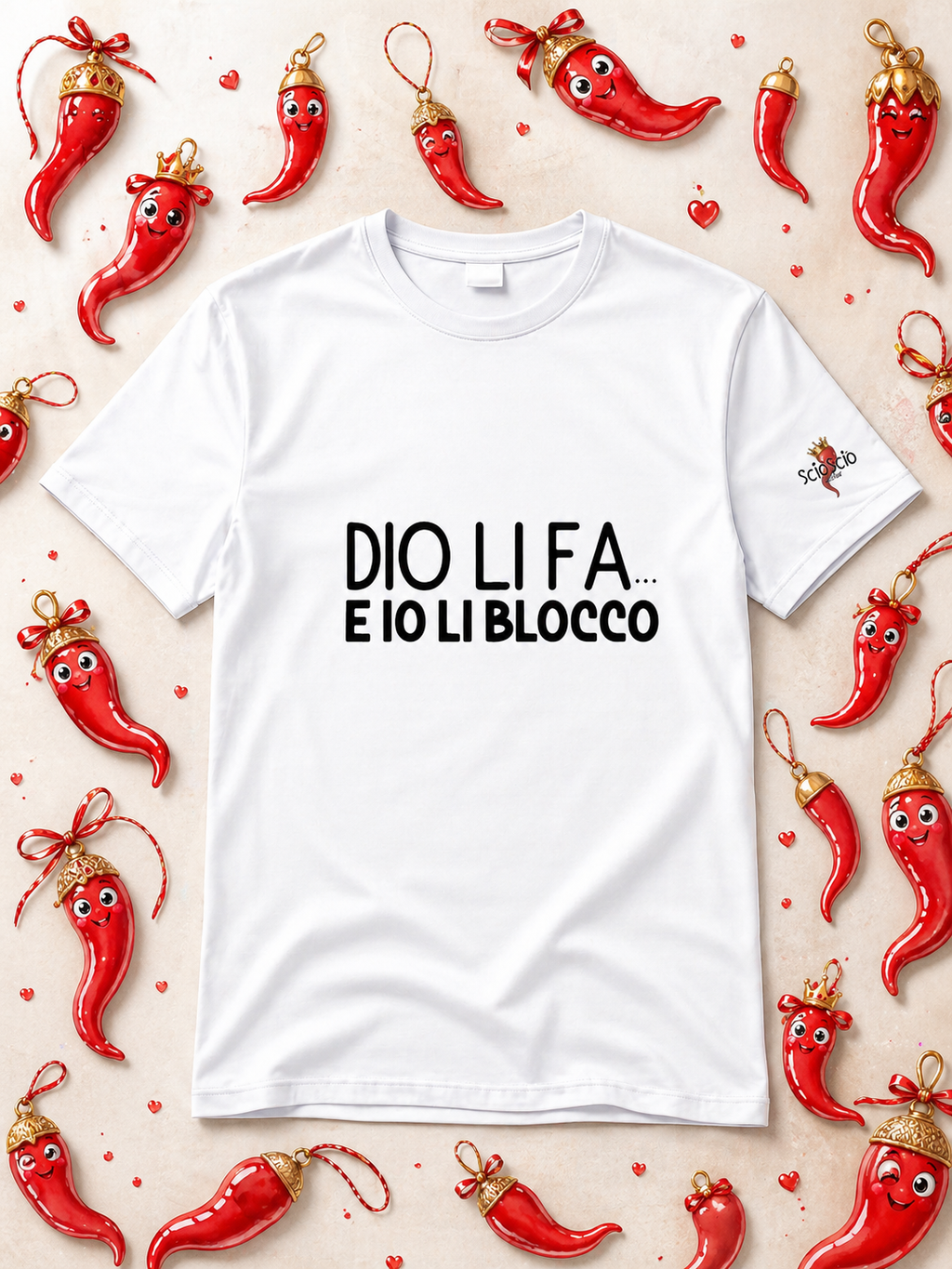 T-shirt - Dio li fa ... E io li blocco