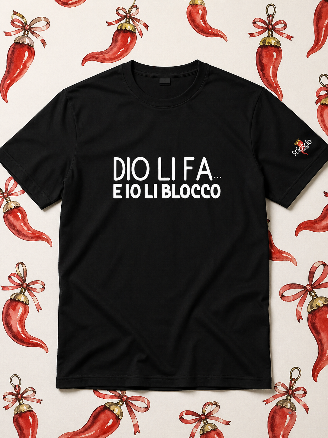 T-shirt - Dio li fa ... E io li blocco
