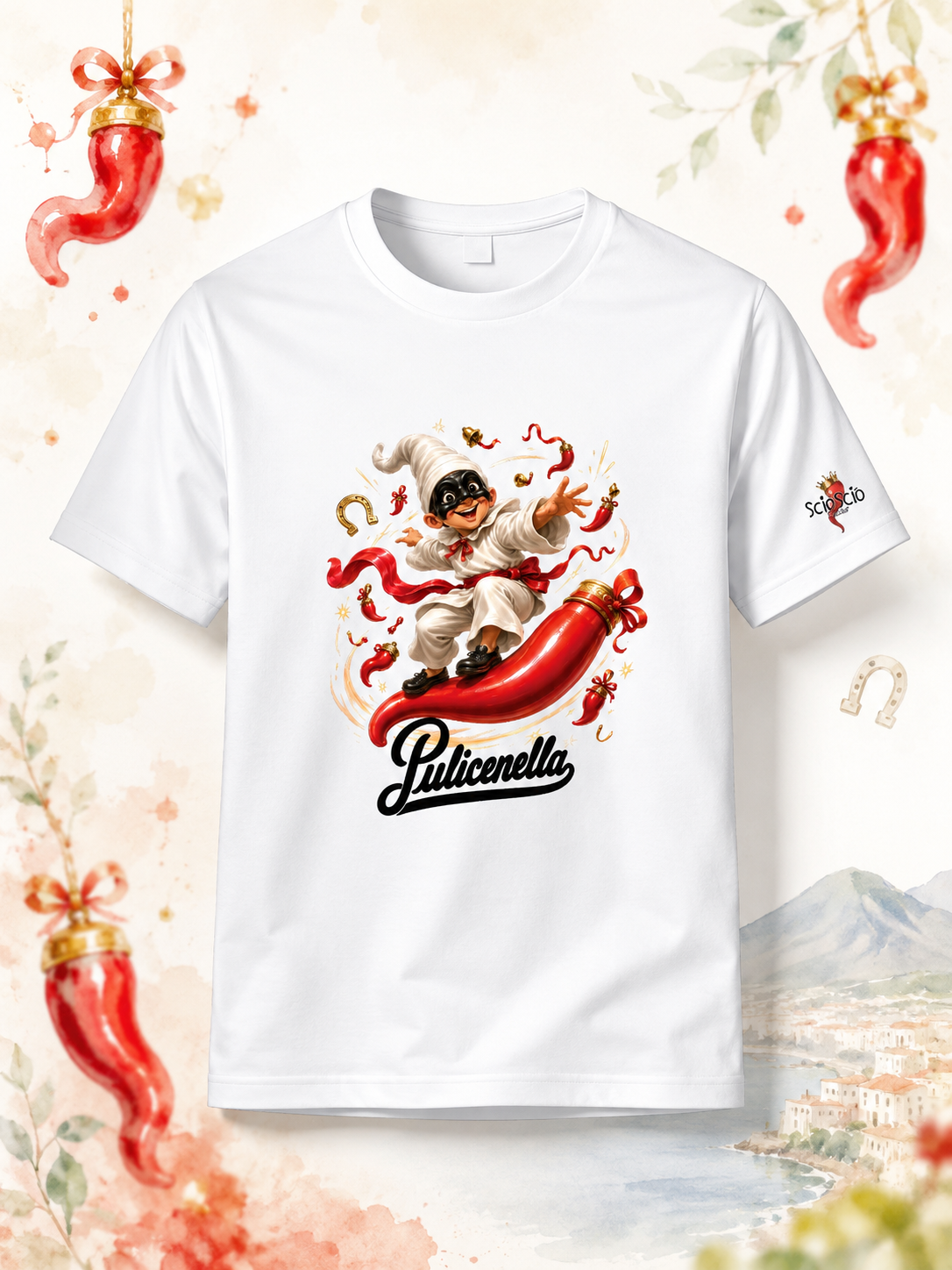 T-shirt Pulicenella V.1