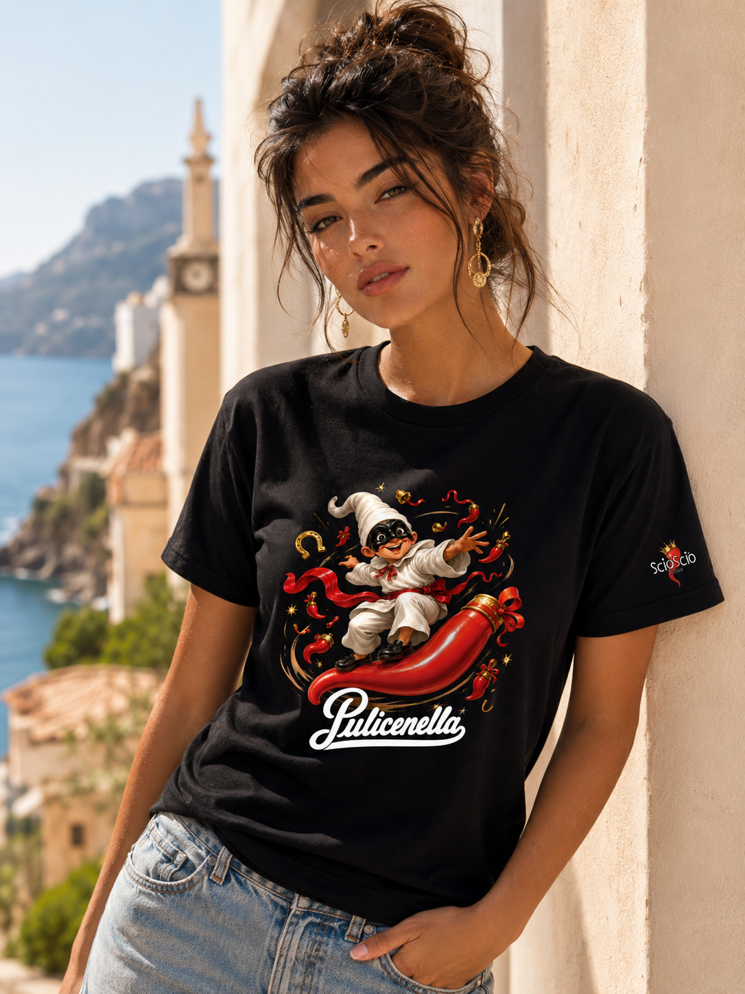 T-shirt Pulicenella V.1