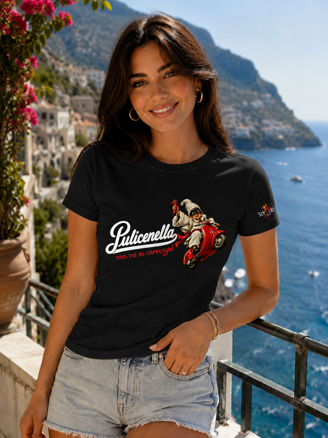 T-shirt “Pulicenella non va in carrozza” – Sciò Sciò Ciucciuè