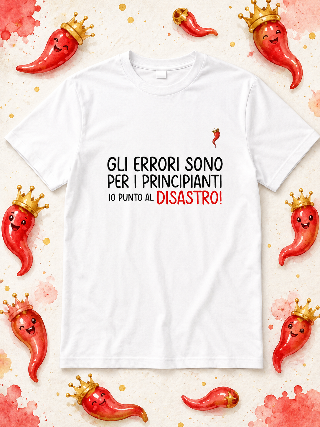 T-shirt -Gli errori sono per principianti