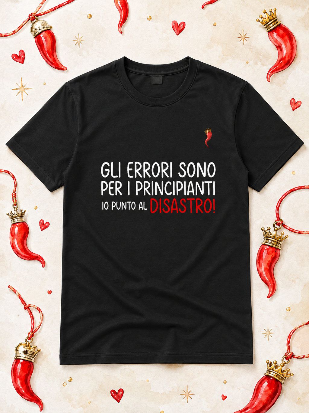 T-shirt -Gli errori sono per principianti