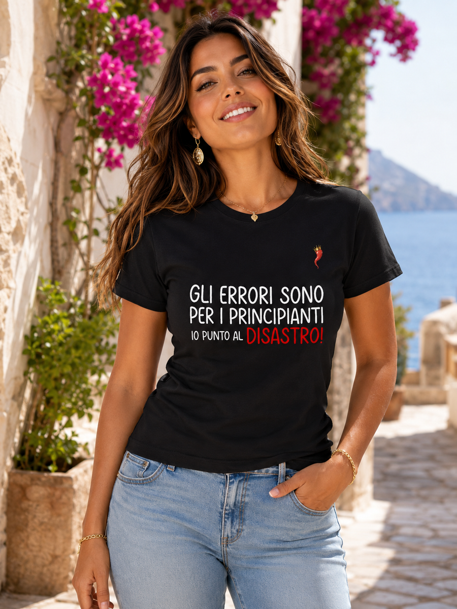 T-shirt -Gli errori sono per principianti