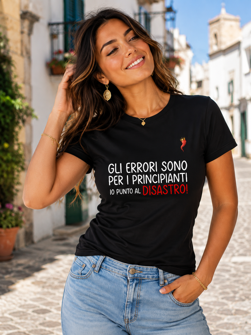 T-shirt -Gli errori sono per principianti