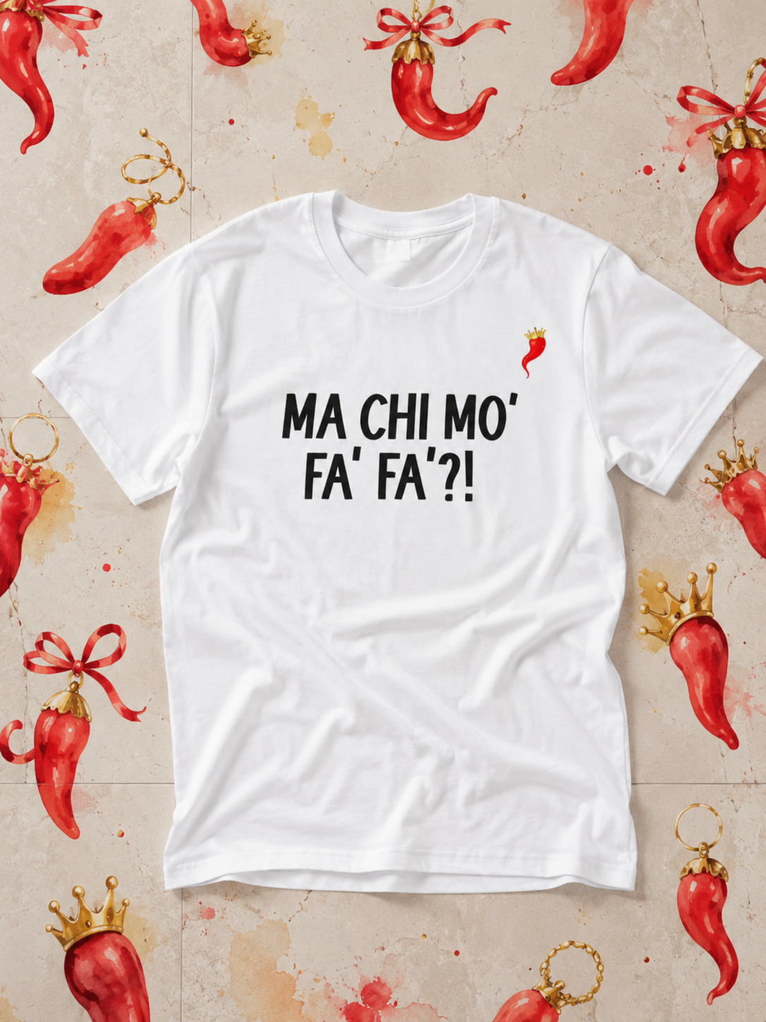 T-shirt Uomo “Ma chi mo fa fa?”