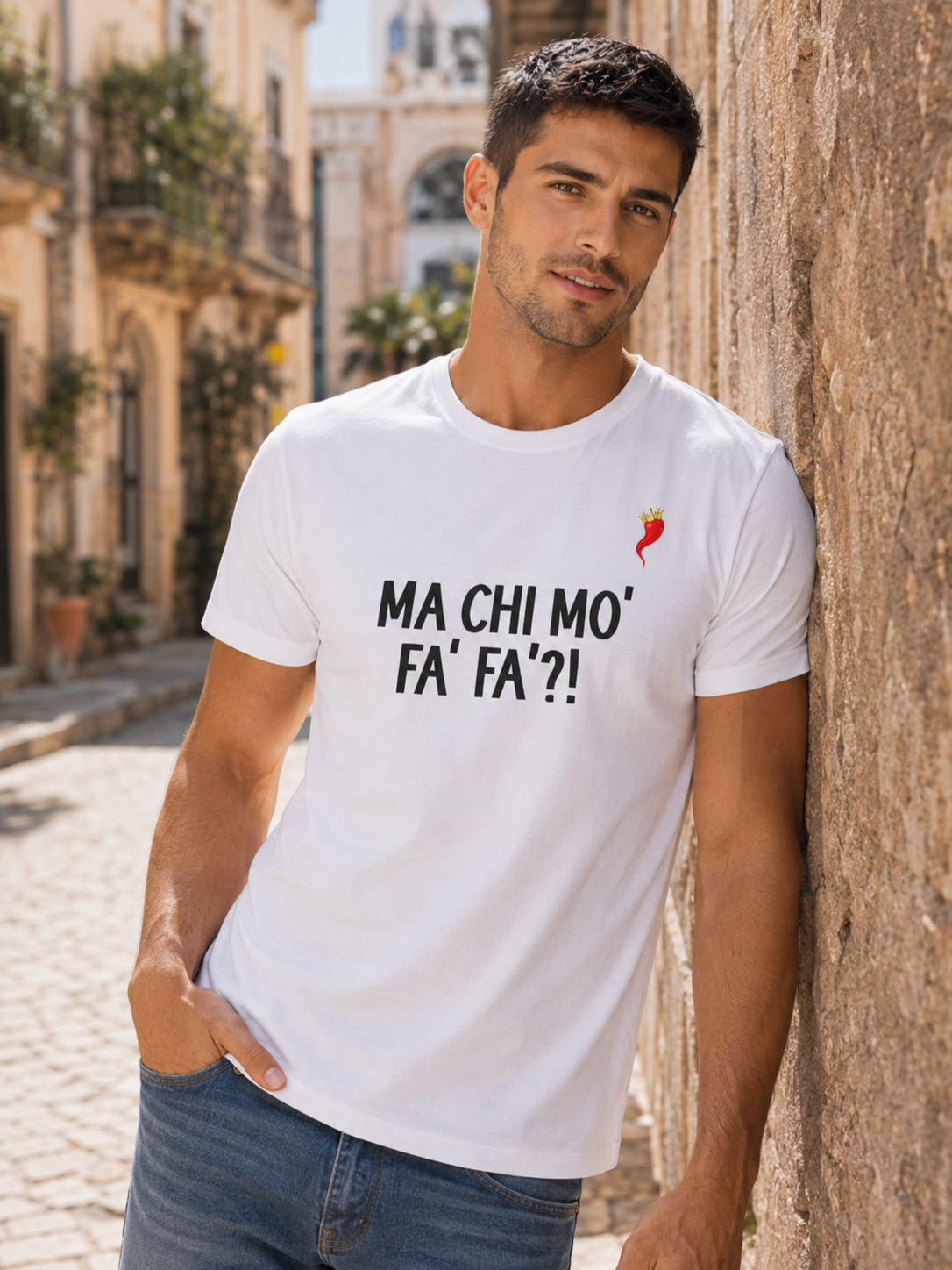 T-shirt Uomo “Ma chi mo fa fa?”
