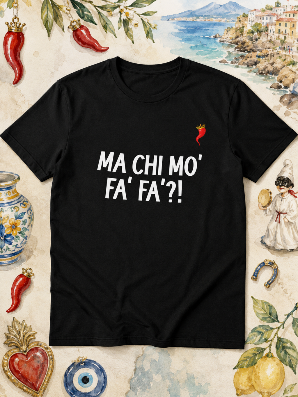 T-shirt Uomo “Ma chi mo fa fa?”