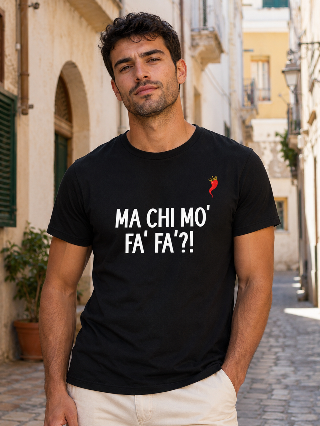 T-shirt Uomo “Ma chi mo fa fa?”