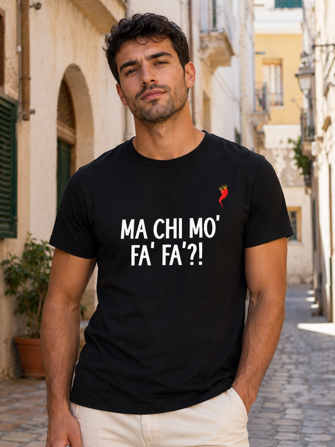 T-shirt Uomo “Ma chi mo fa fa?”
