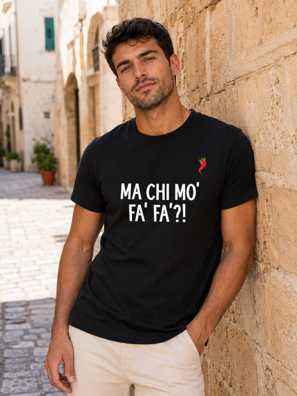 T-shirt Uomo “Ma chi mo fa fa?”
