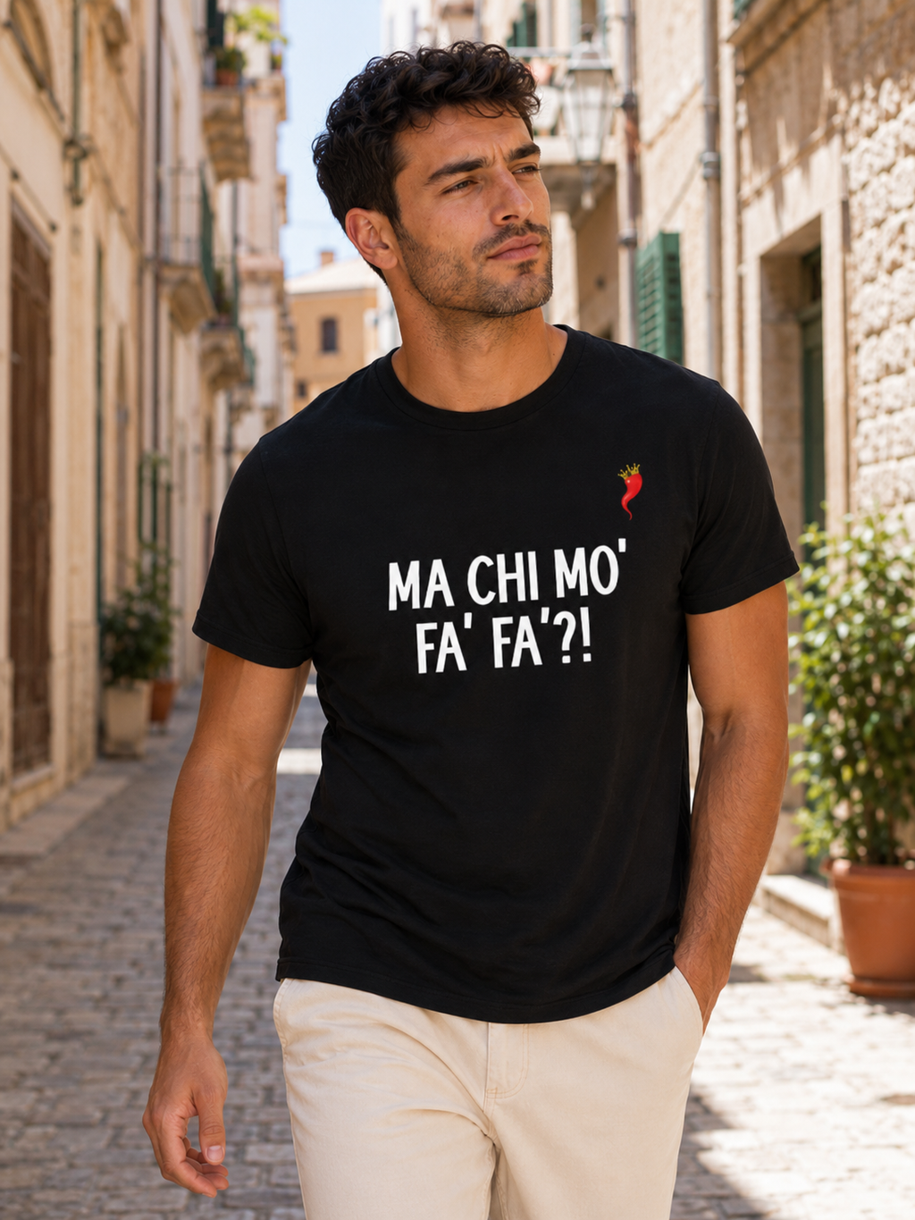 T-shirt Uomo “Ma chi mo fa fa?”