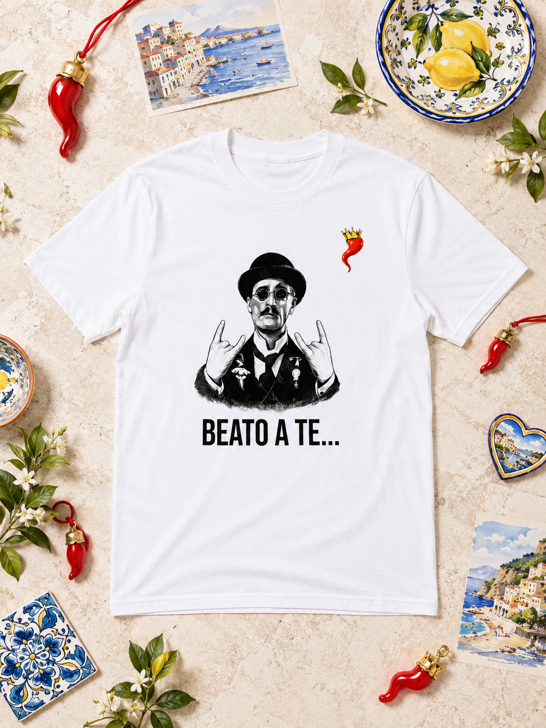 T-shirt Uomo “Beato a te”