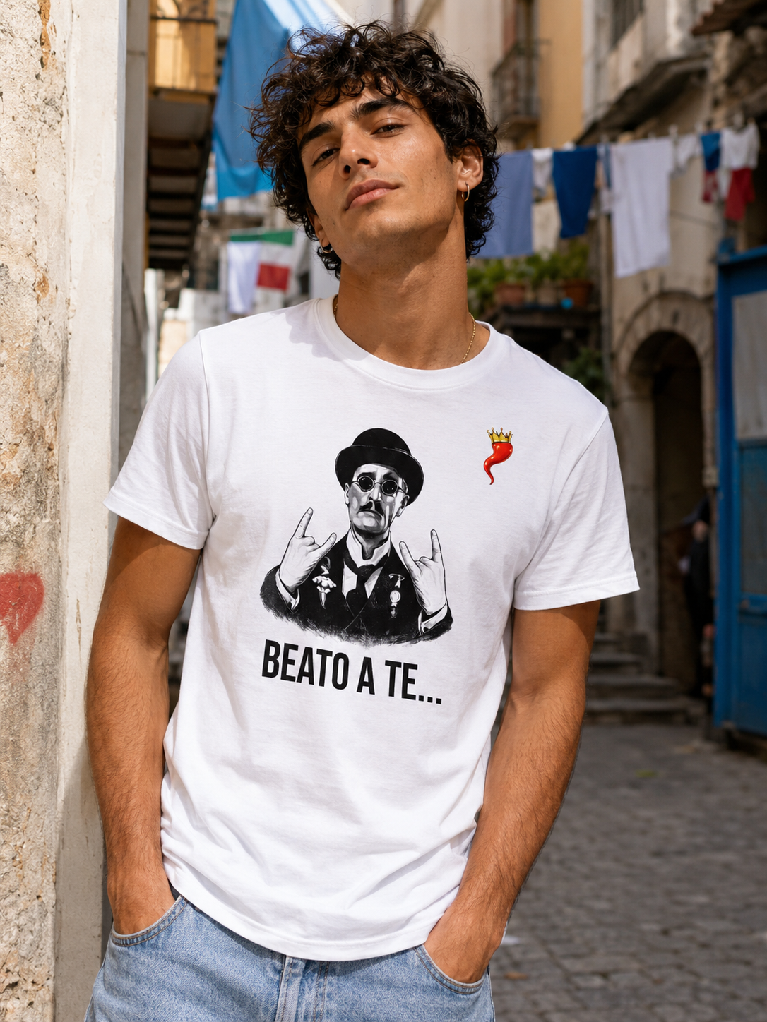 T-shirt Uomo “Beato a te”