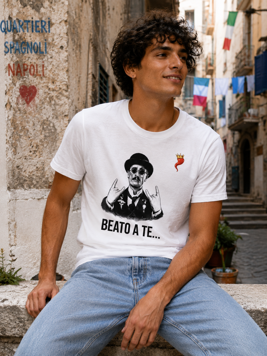 T-shirt Uomo “Beato a te”