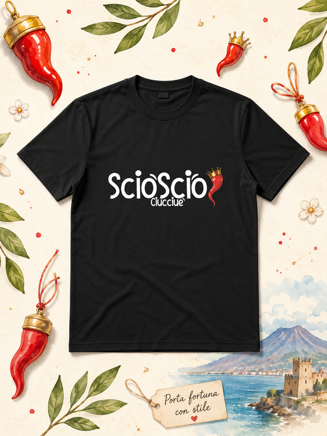 T-shirt “Sciò Sciò Ciucciuè Uomo”