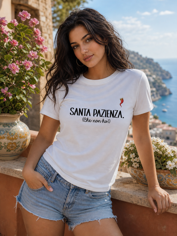 T-shirt “Santa Pazienza che non ho