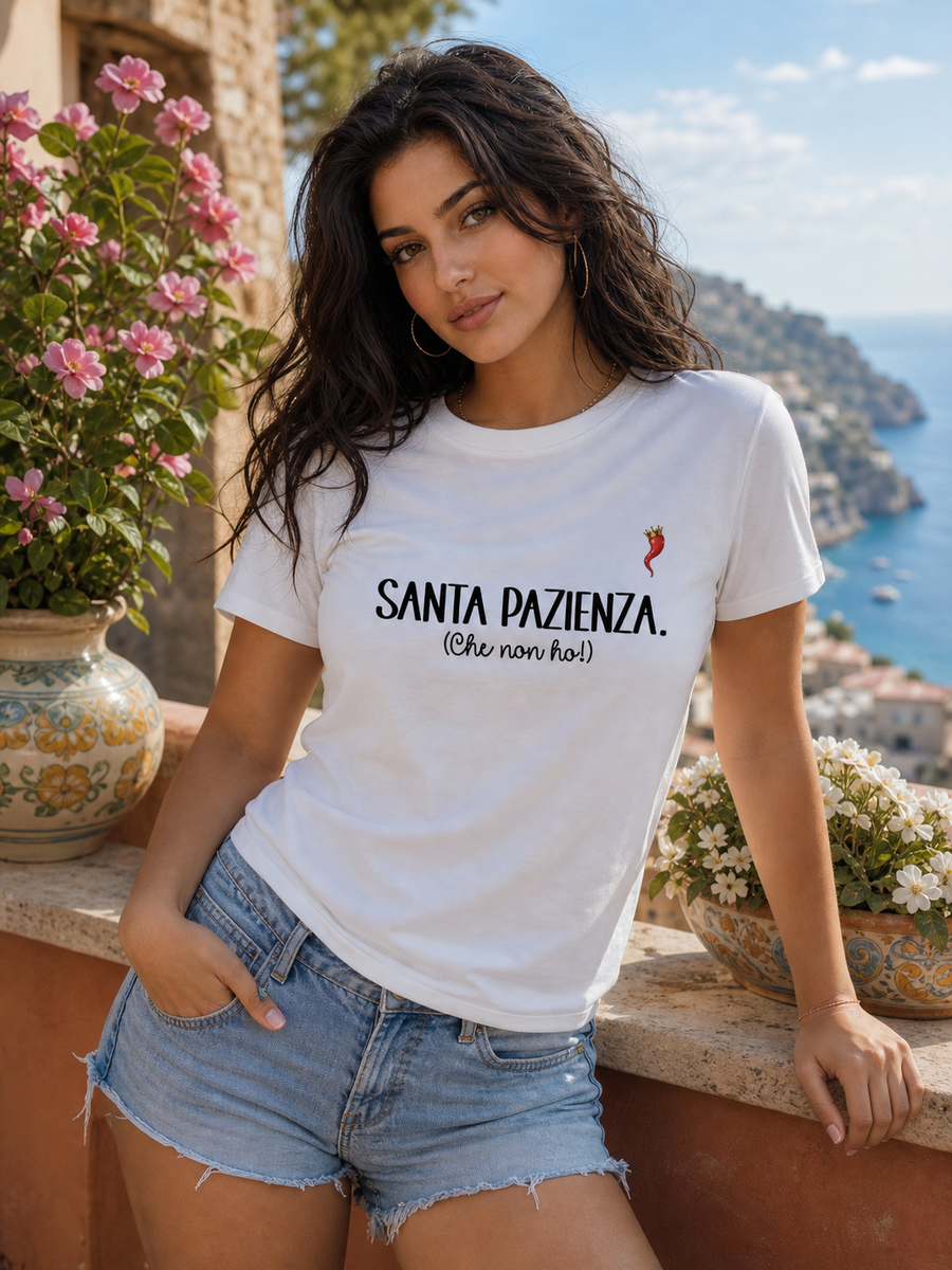 T-shirt “Santa Pazienza che non ho
