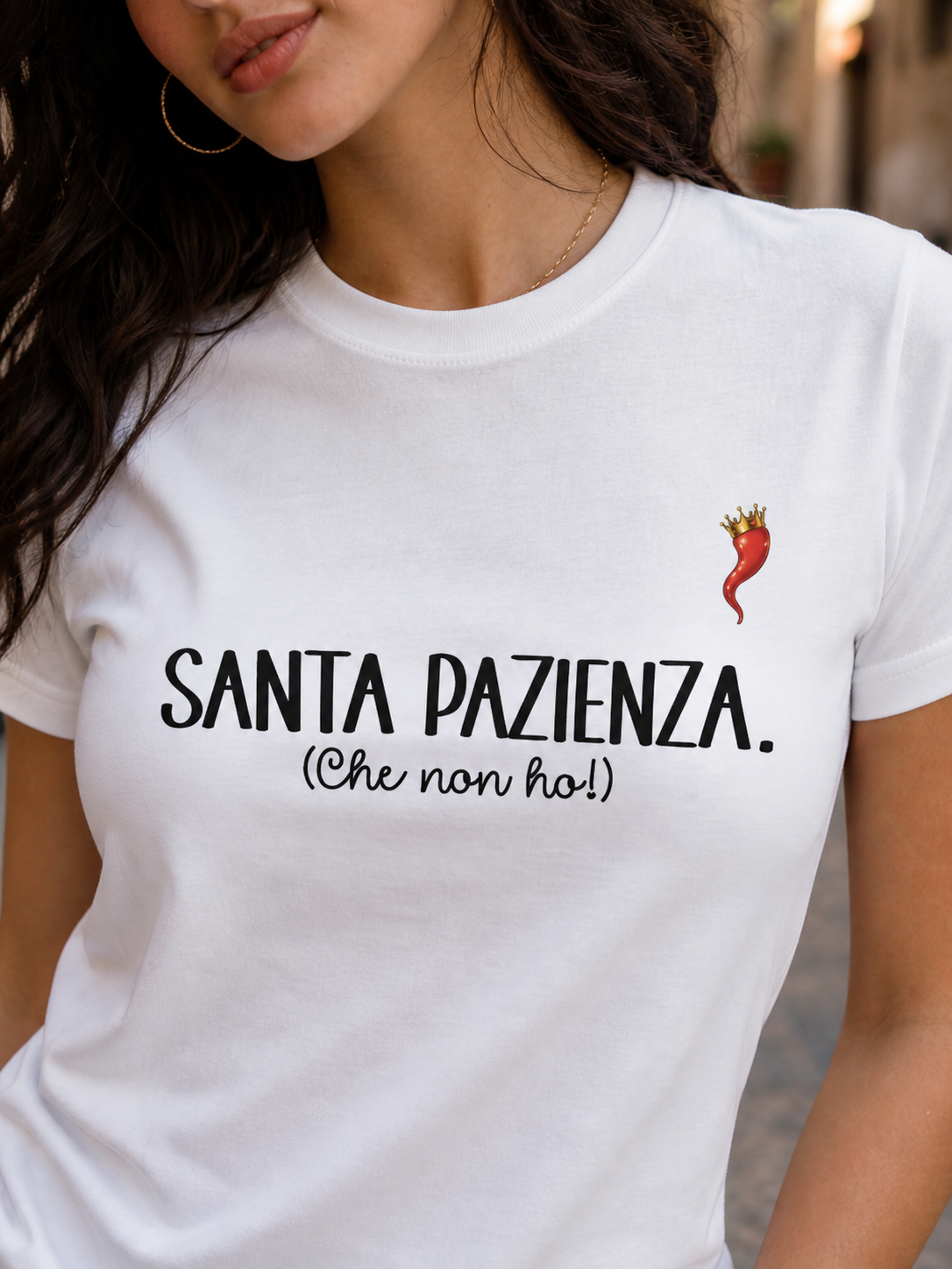 T-shirt “Santa Pazienza che non ho