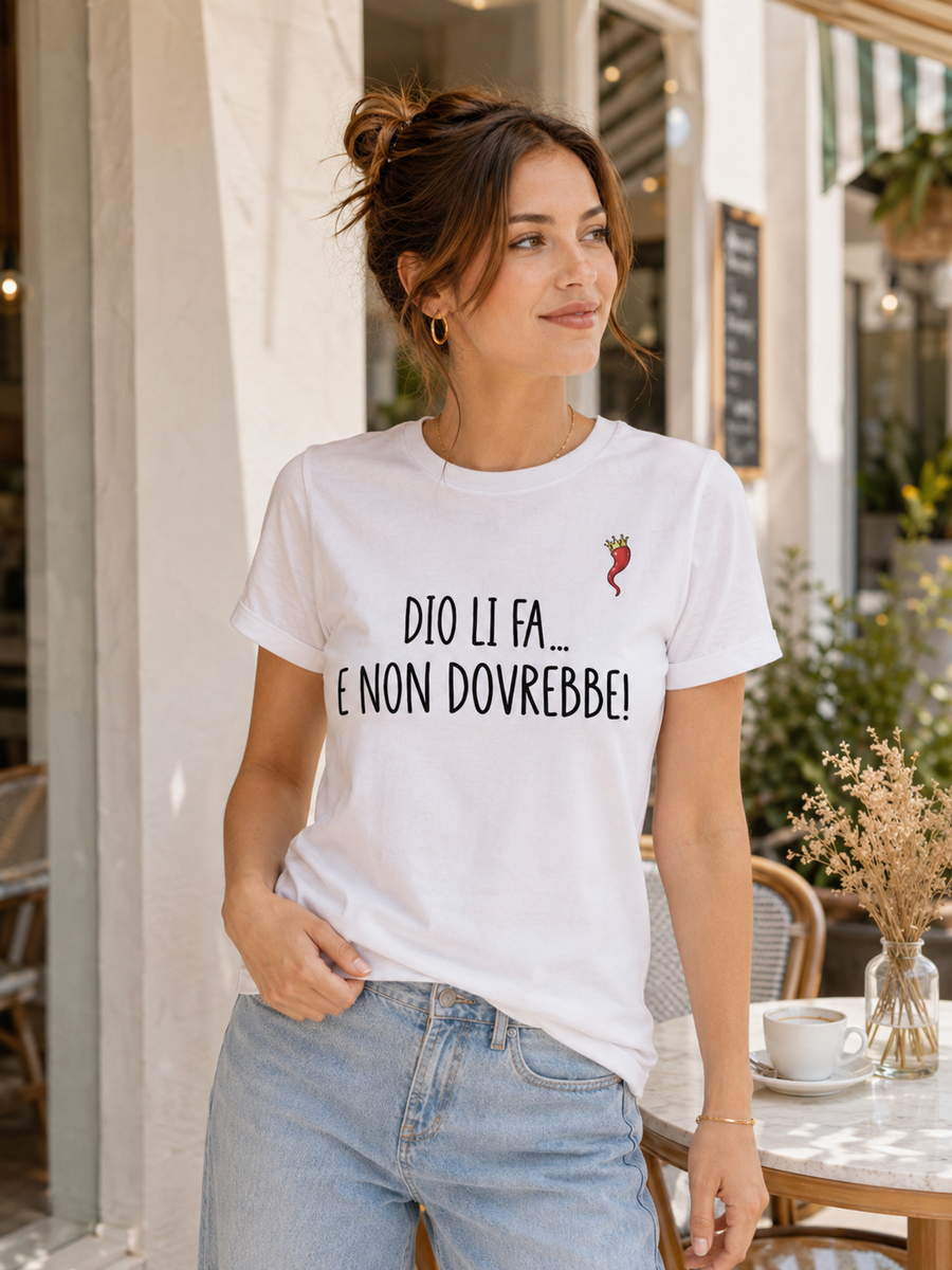 Camiseta “Dios los cría… ¡y no debería! 2.0”