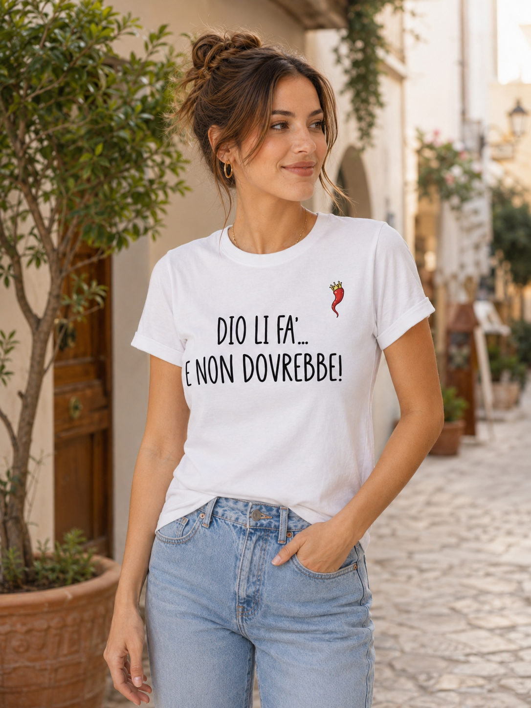 Camiseta “Dios los cría… ¡y no debería! 2.0”
