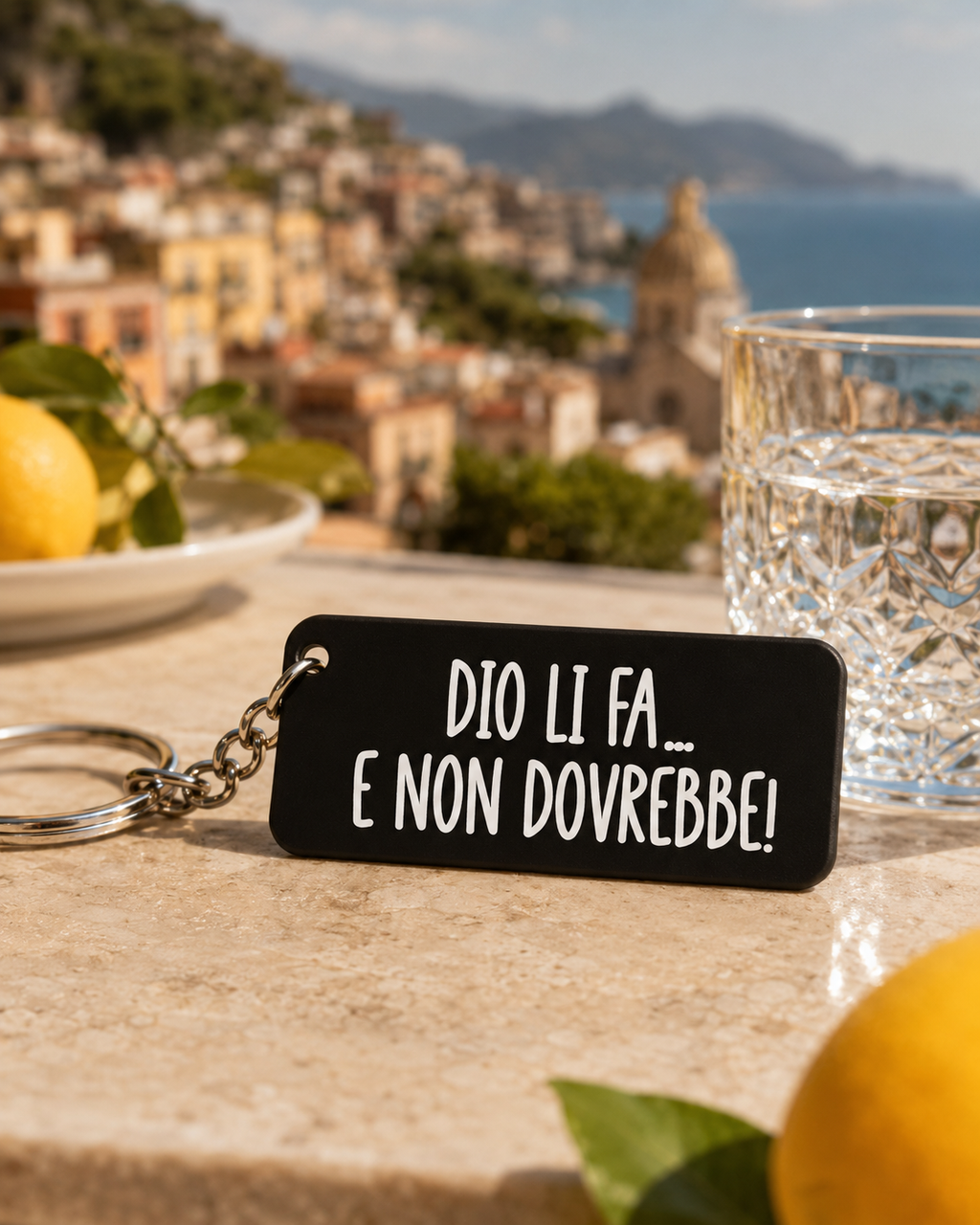 Portachiavi "Dio li fa e non dovrebbe" – Sciò Sciò Ciucciuè