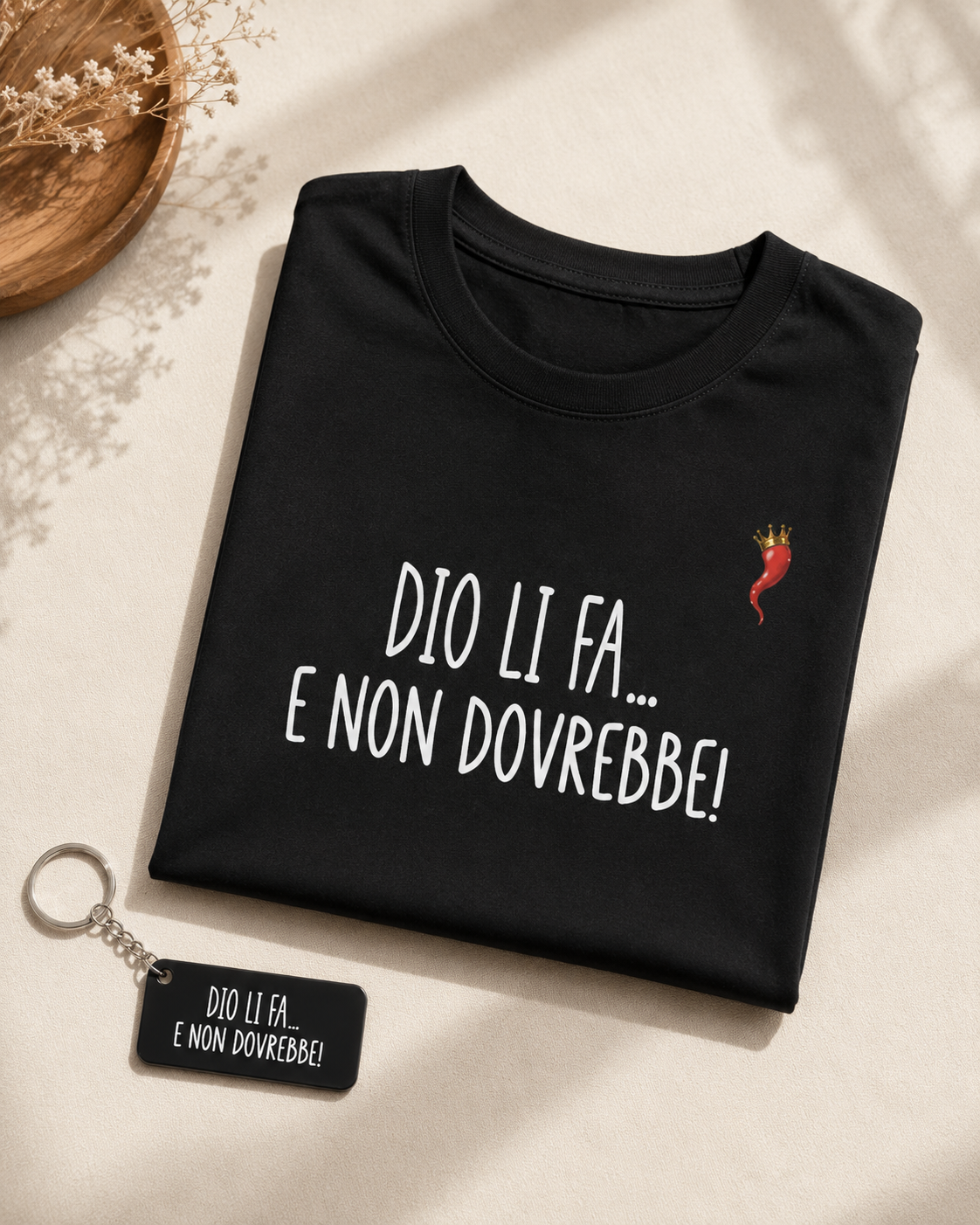 Portachiavi Dio li fa... E non dovrebbe