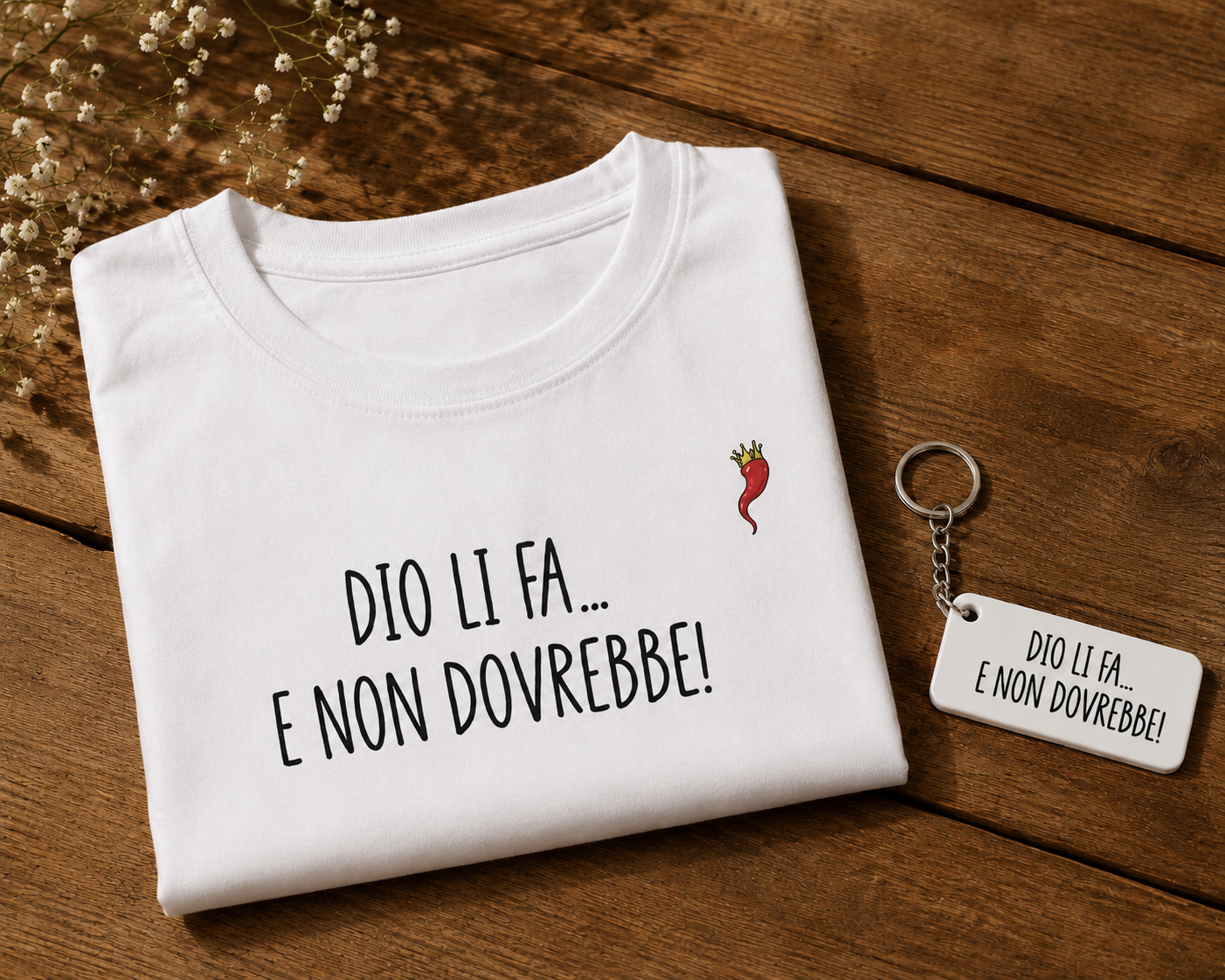 Portachiavi "Dio li fa e non dovrebbe" – Sciò Sciò Ciucciuè
