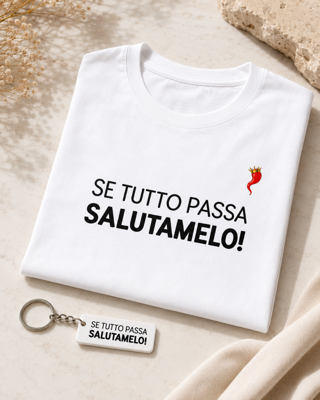 Portachiavi "Se tutto passa salutamelo" – Sciò Sciò Ciucciuè
