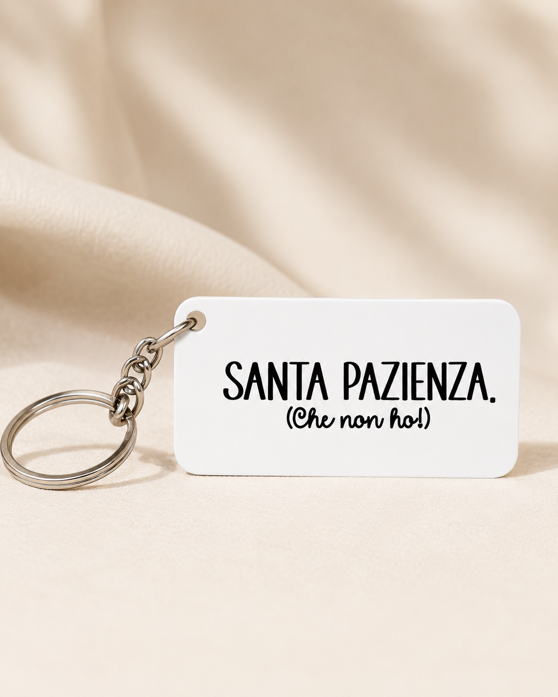 Portachiavi "Santa Pazienza che non ho" – Sciò Sciò Ciucciuè