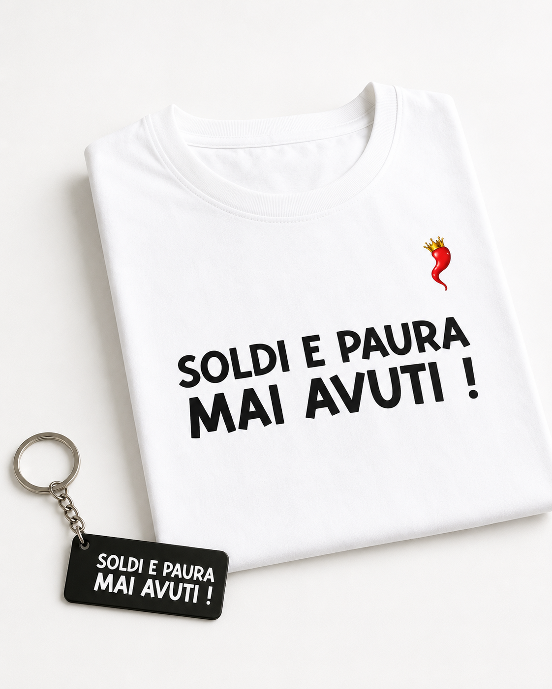 Portachiavi "Soldi e paura mai avuti" – Sciò Sciò Ciucciuè