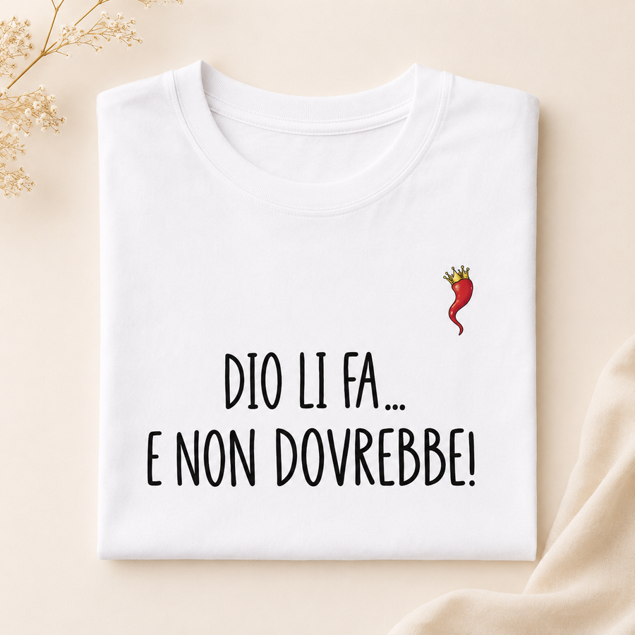 Camiseta “Dios los cría… ¡y no debería! 2.0” dettaglio 2