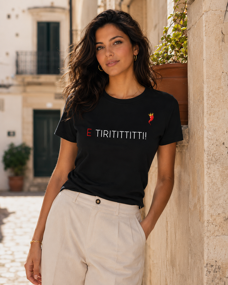 Camiseta "¡Y tirititittitti!" maglia piegata