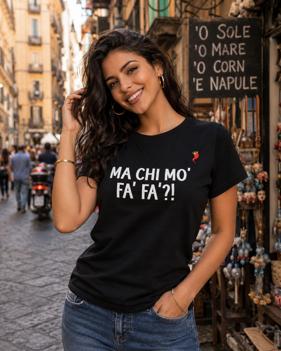 Camiseta "¿Quién me manda a mí?" dettaglio 2