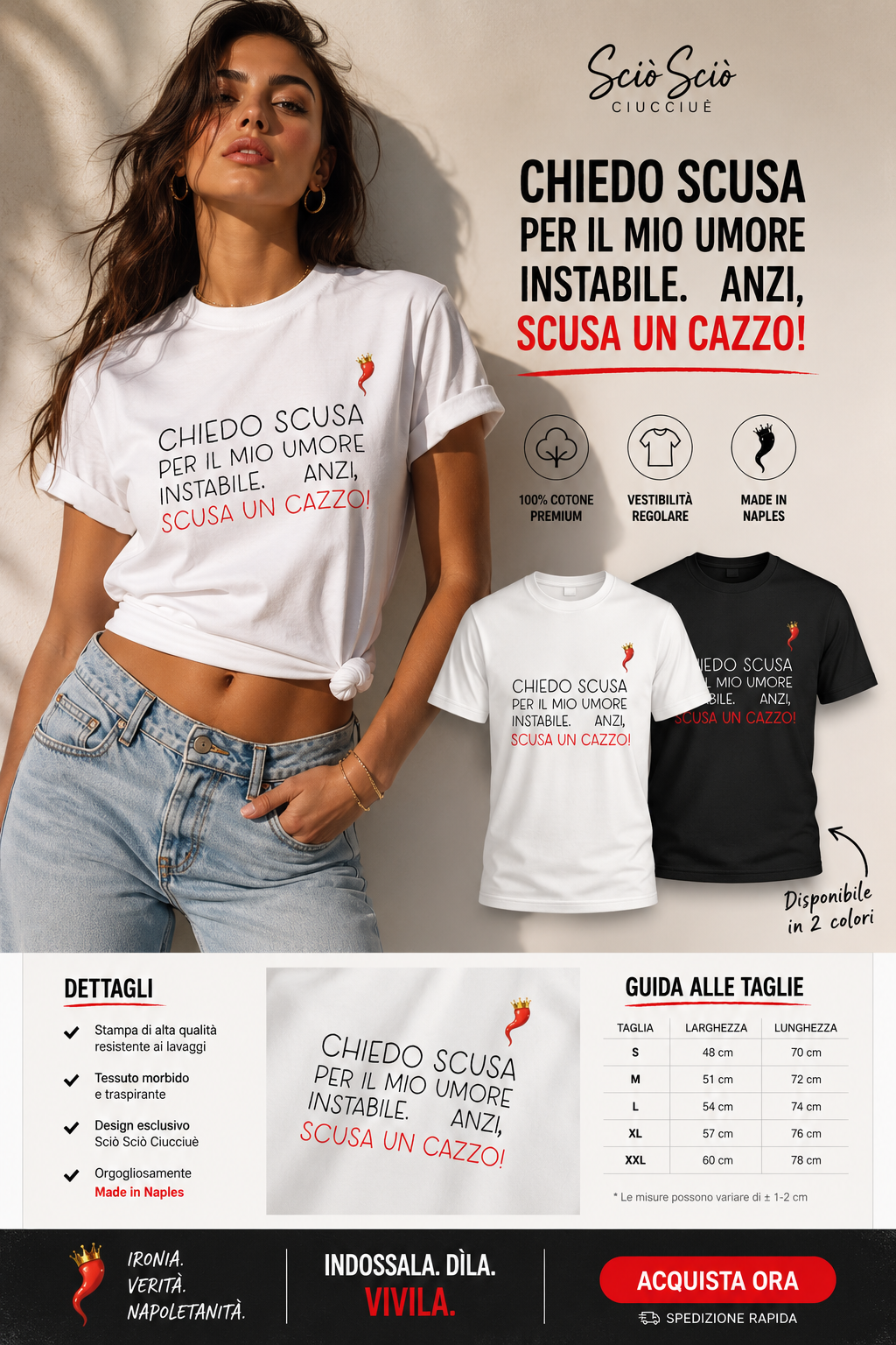 T-shirt -Chiedo scusa...