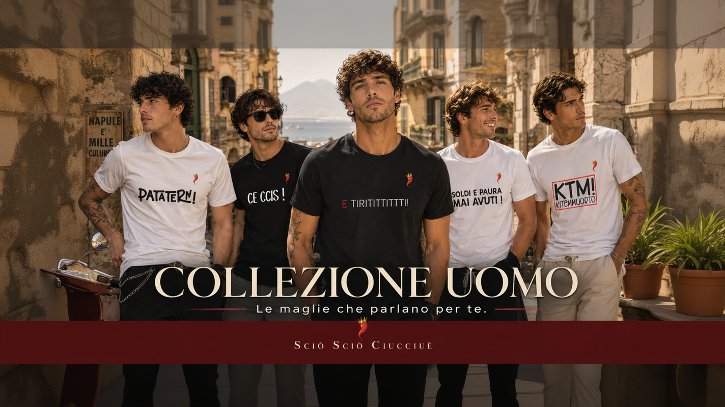 Collezione uomo Sciò Sciò Ciucciuè