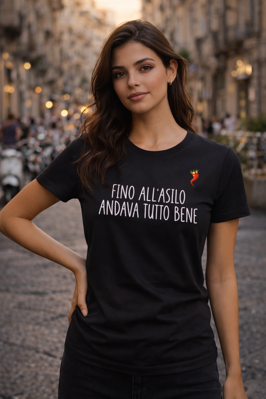 T-shirt “Fino all’asilo andava tutto bene”