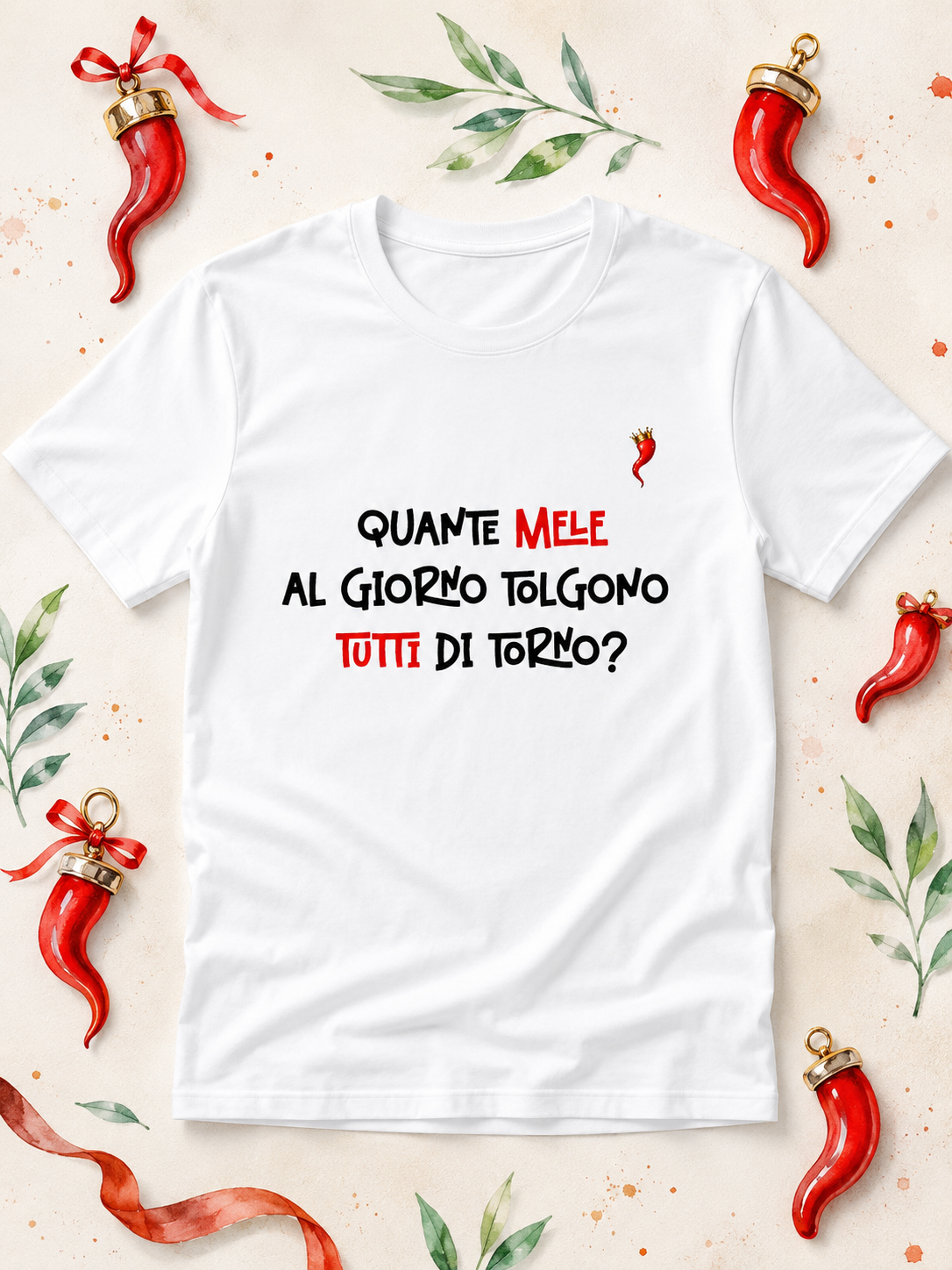T-shirt - Quante mele al giorno?