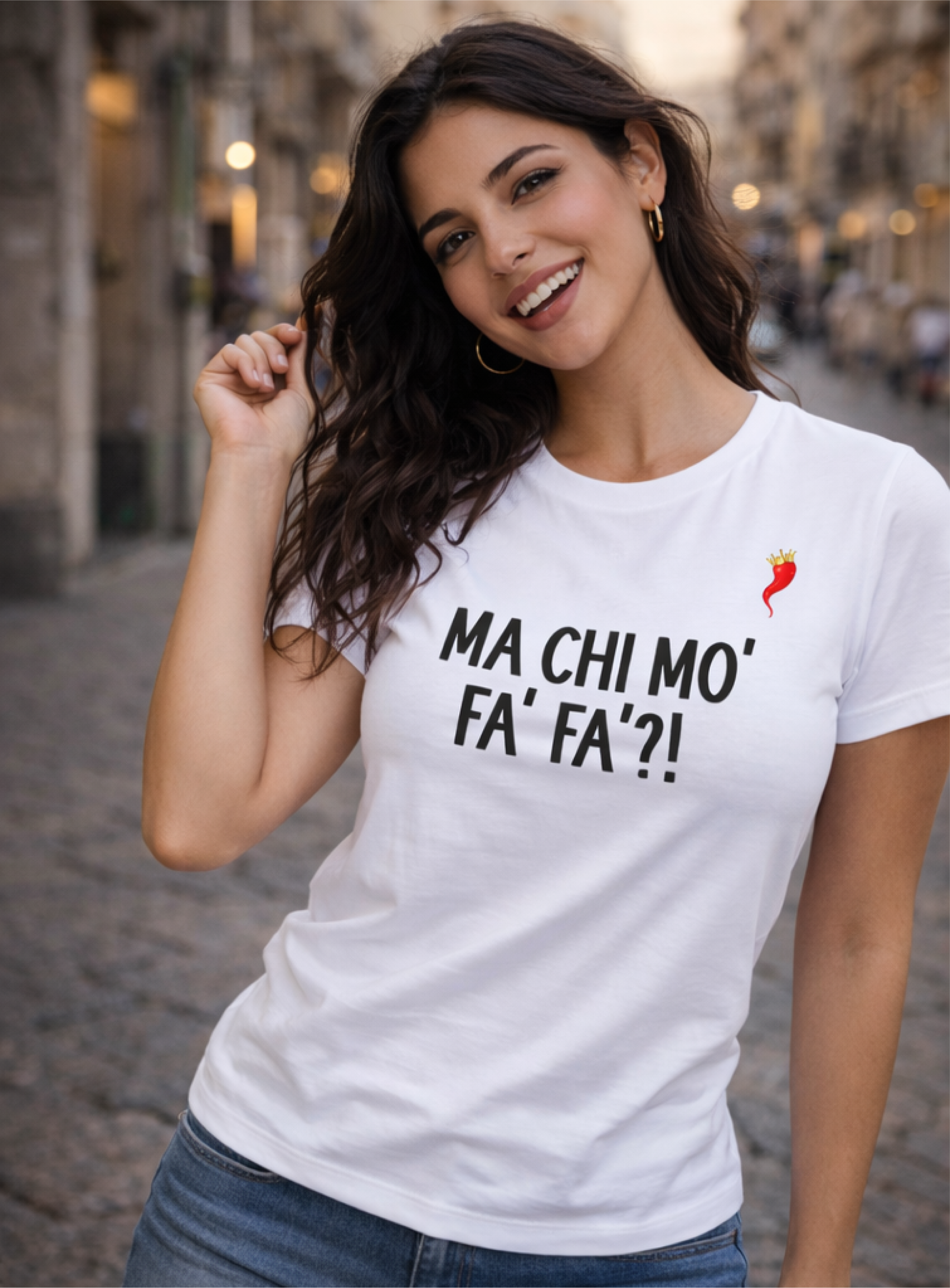 T-shirt “Ma chi mo’ fa’ fa’?!"