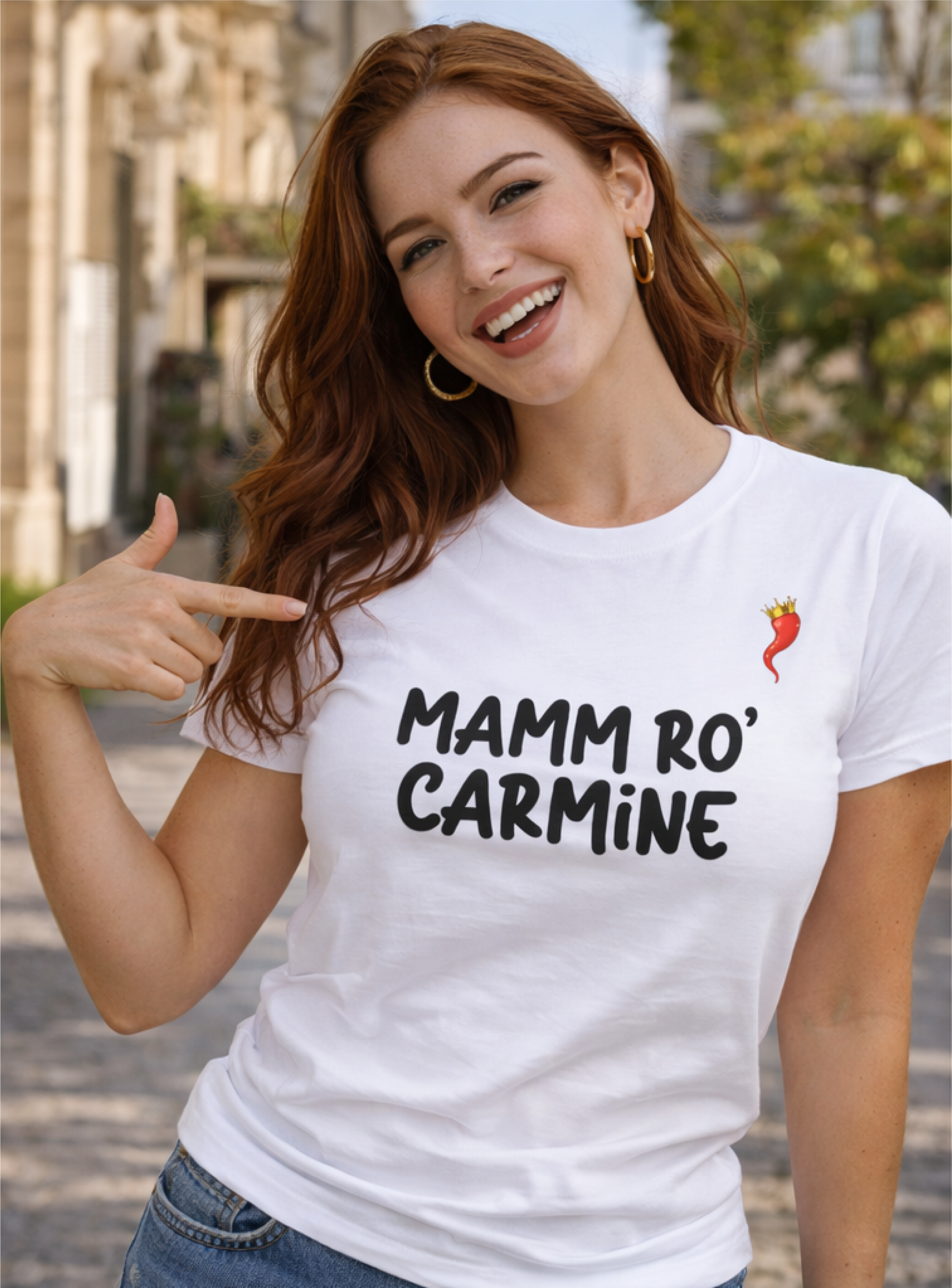 T-shirt “Mamm Ro’ Carmine"
