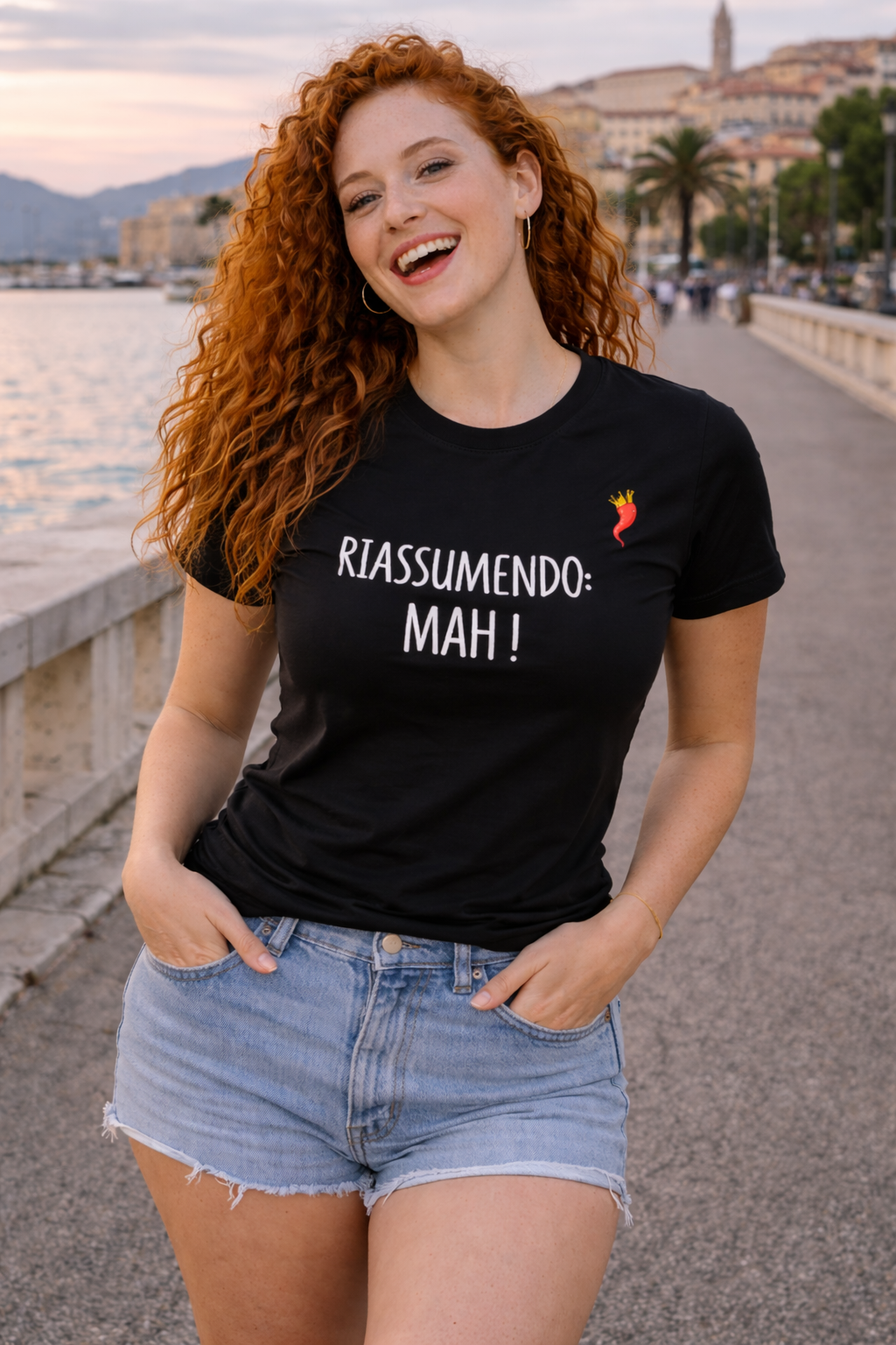 T-shirt “Riassumendo: Mah!”
