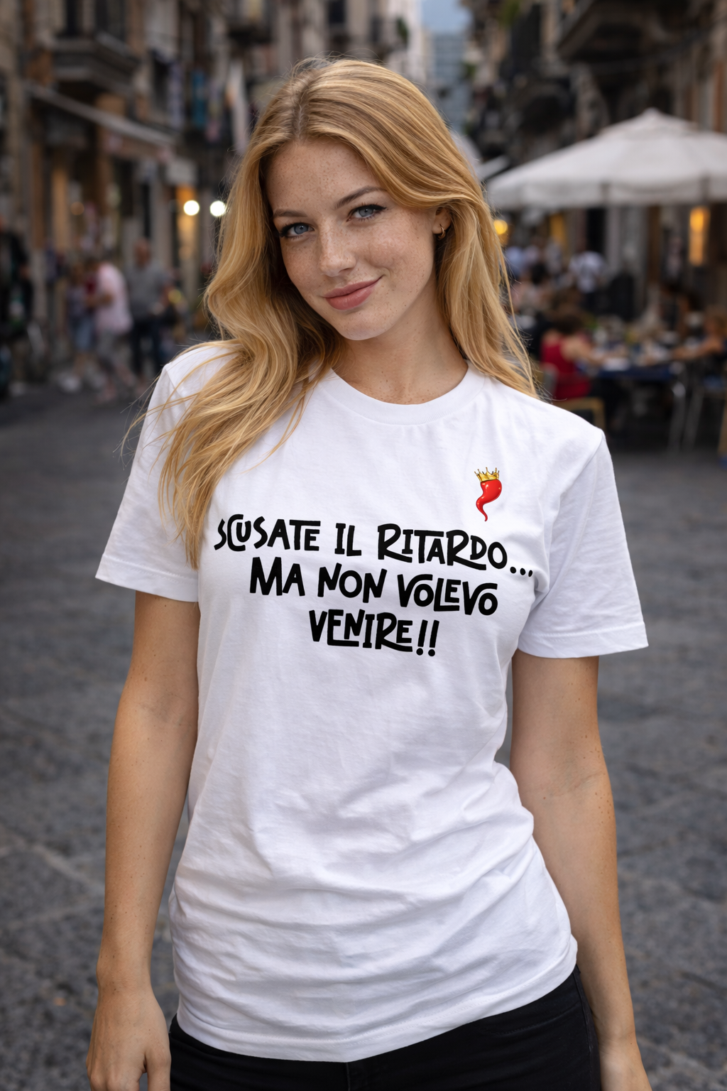 T-shirt SCUSATE IL RITARDO… MA NON VOLEVO VENIRE