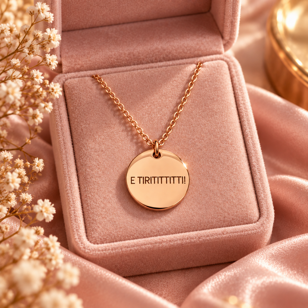 Collane Taglienti E TIRITITTITTI finitura oro rosa