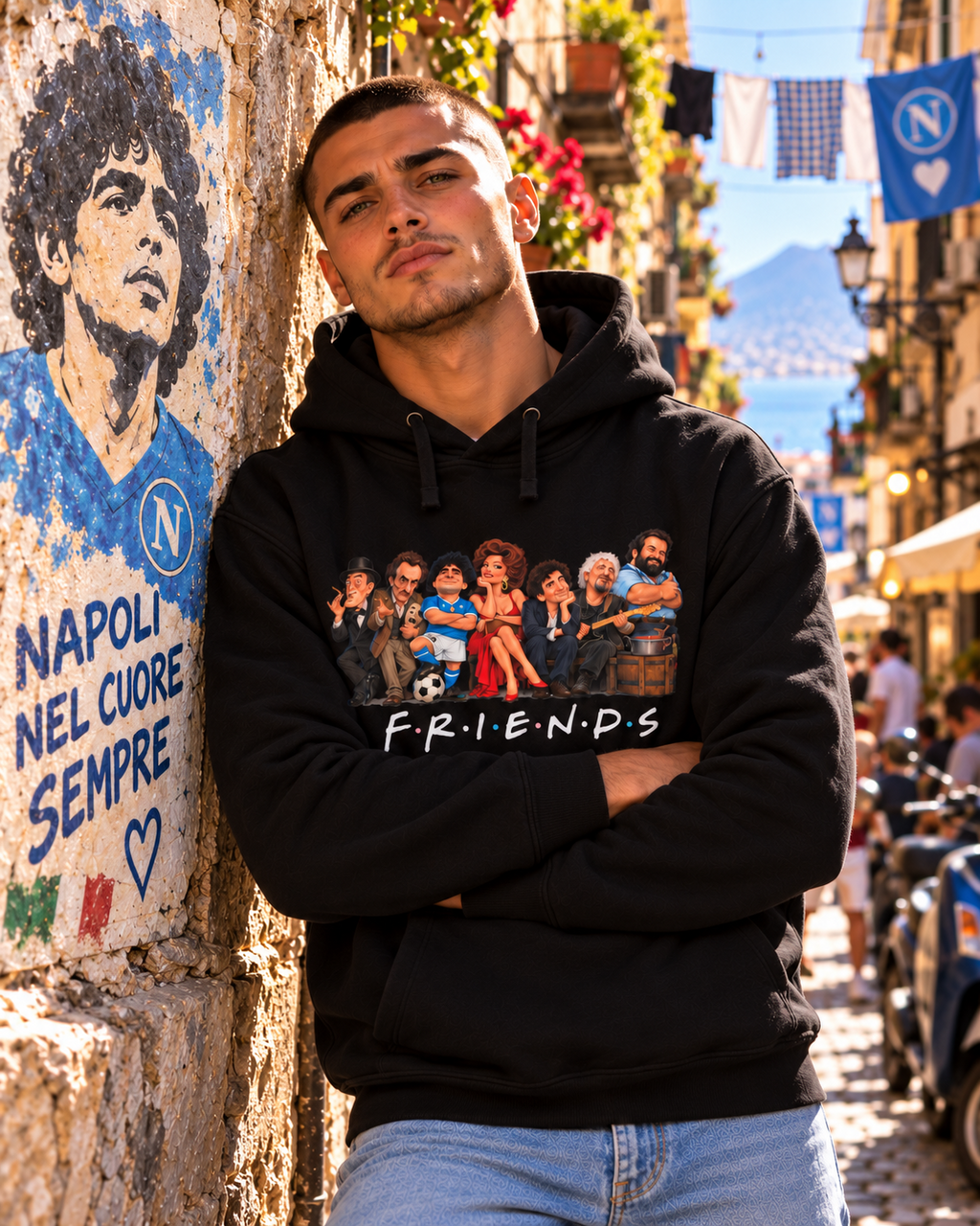 Felpa Friends Sciò Sciò – foto modello 2