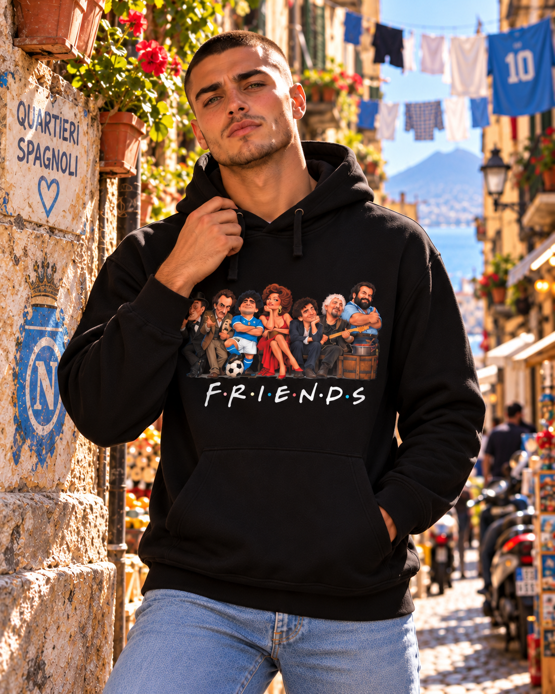 Felpa Friends Sciò Sciò – foto modello 3
