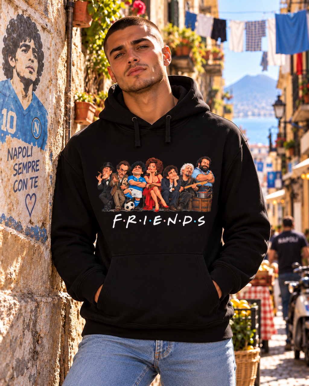 Felpa Friends Sciò Sciò – foto modello 4
