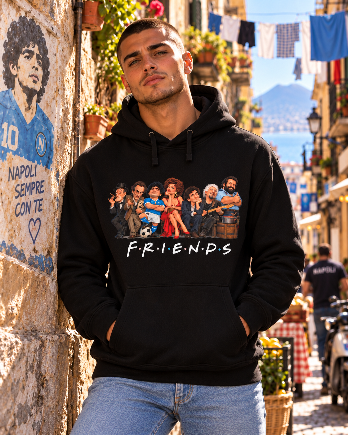 Felpa Friends Sciò Sciò – foto modello 4